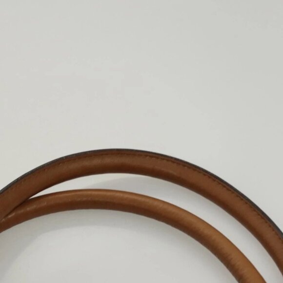 BURBERRY Nova Check Hand Bag Canvas 2way Beige Gold Auth - Picture 9 of 16